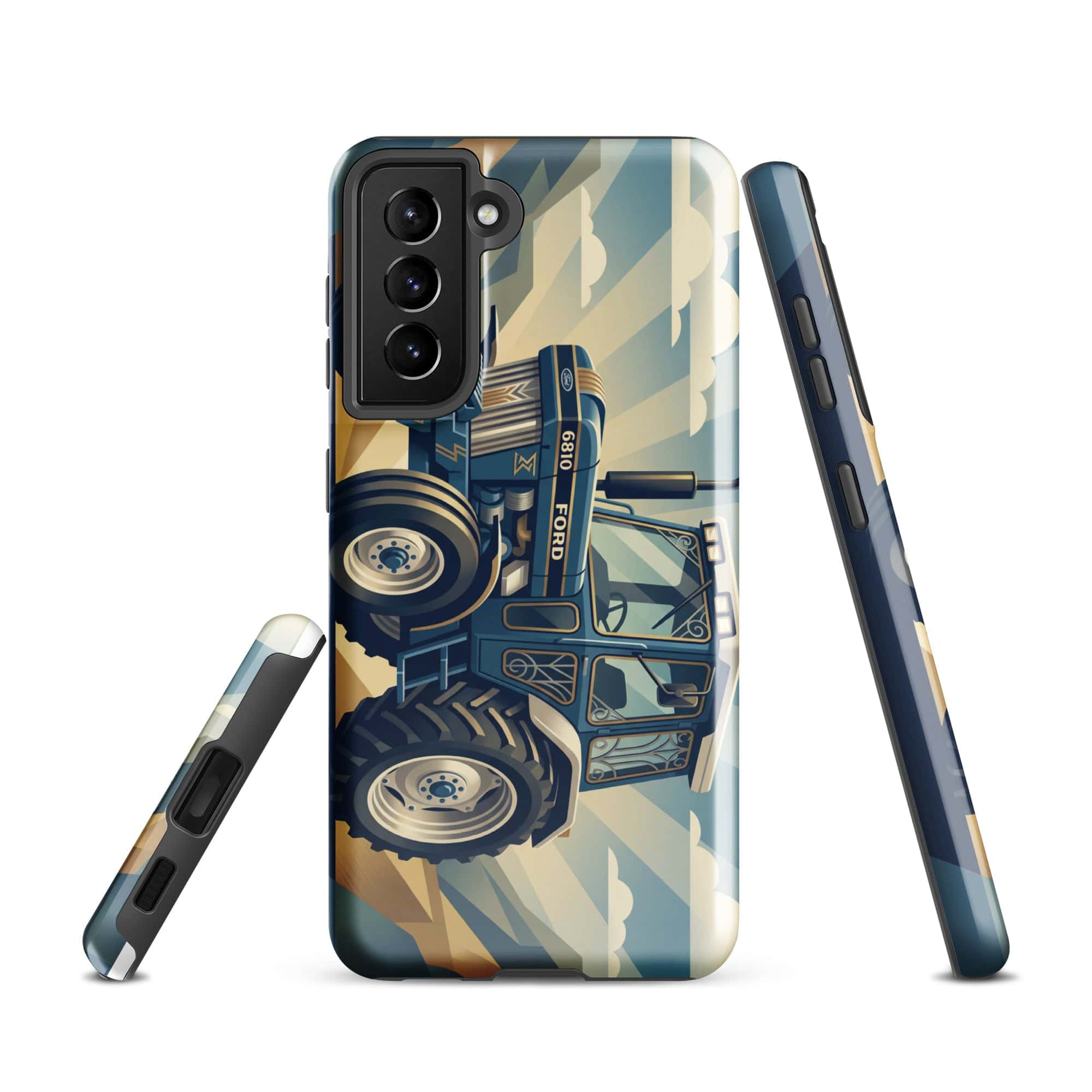 The Tractor Mugs Store Samsung Galaxy S21 Ford 6810 2WD | Art Deco Tough case for Samsung® Quality Farmers Merch