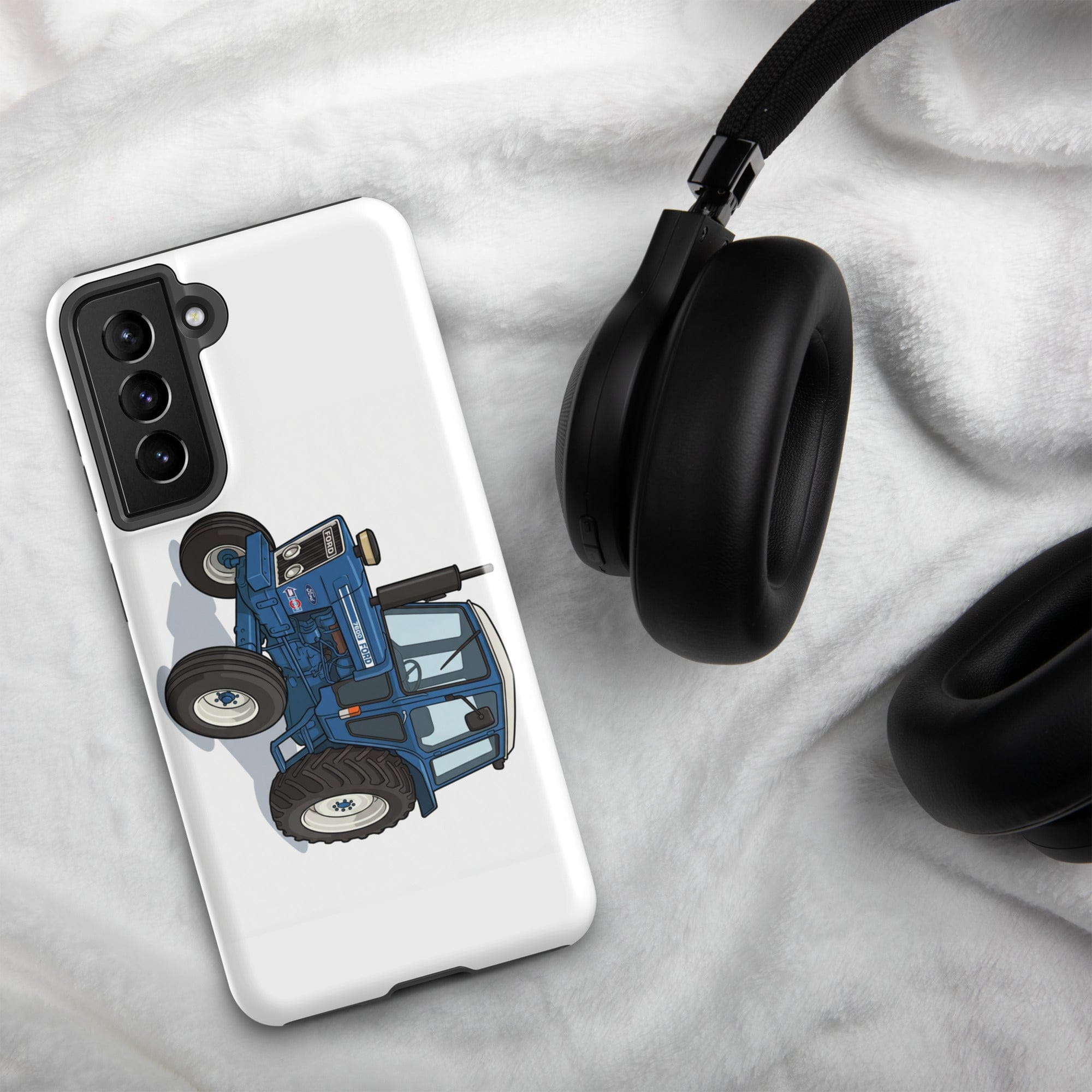 The Tractor Mugs Store Samsung Galaxy S21 Ford 7600 | Tough case for Samsung® Quality Farmers Merch