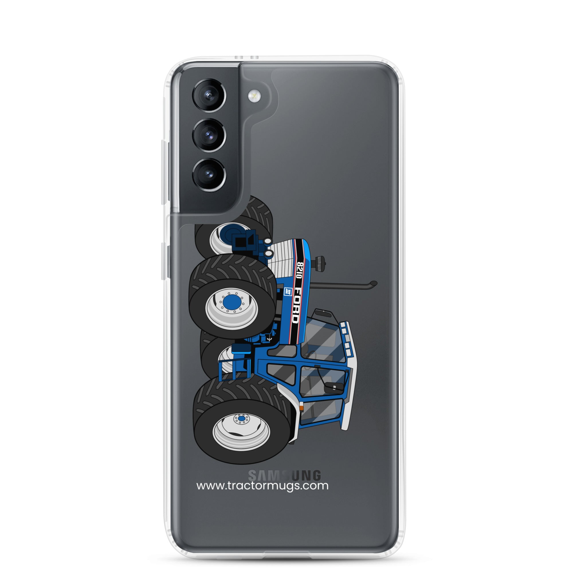 The Tractor Mugs Store Samsung Galaxy S21 Ford 8210 4WD | Clear Case for Samsung® Quality Farmers Merch