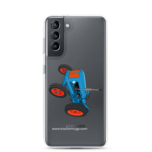 The Tractor Mugs Store Samsung Galaxy S21 Fordson Super Dexta | Clear Case for Samsung® Quality Farmers Merch