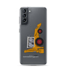 The Tractor Mugs Store Samsung Galaxy S21 JCB 3C (1975) | Clear Case for Samsung® Quality Farmers Merch
