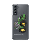The Tractor Mugs Store Samsung Galaxy S21 John Deere 6125 R | Clear Case for Samsung® Quality Farmers Merch
