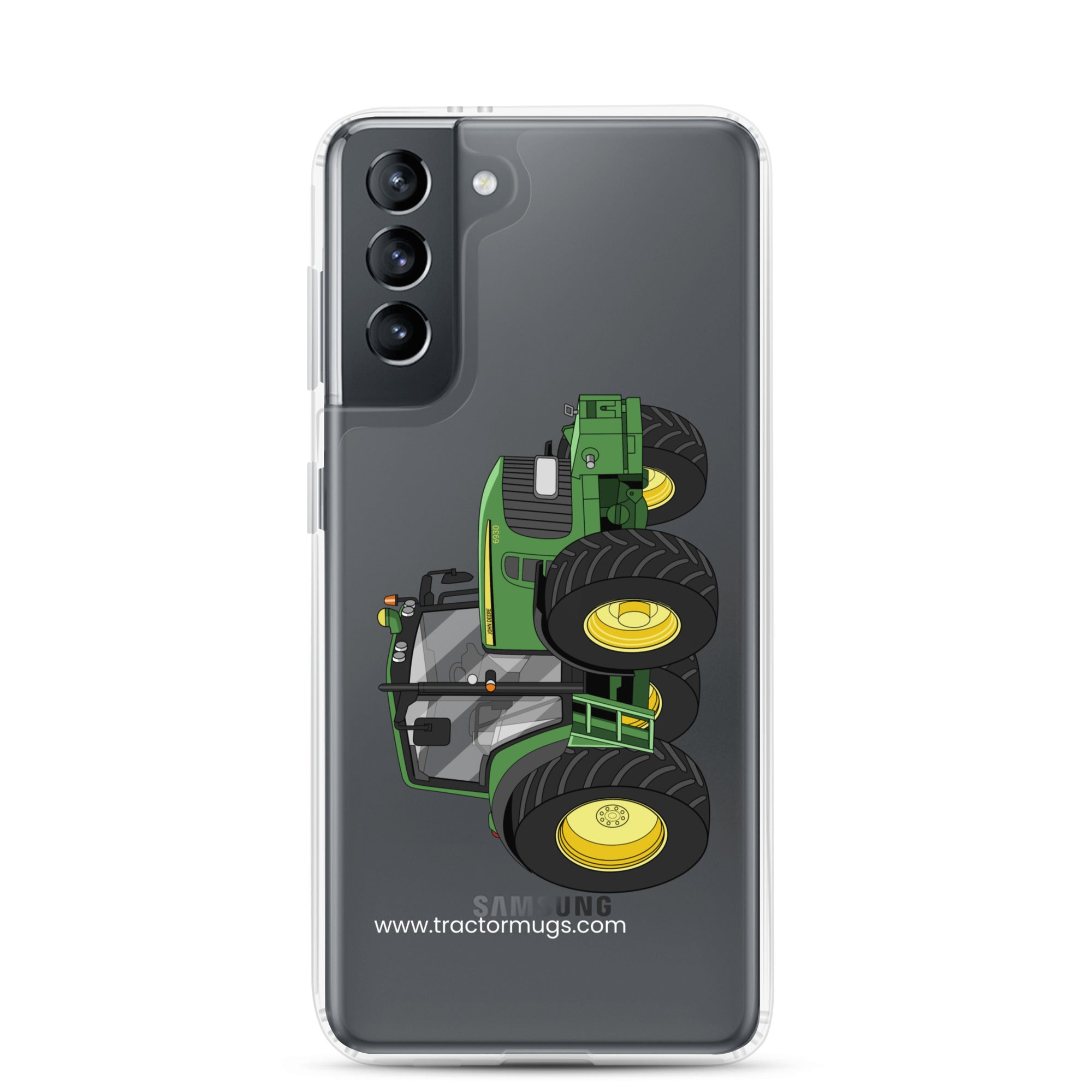 The Tractor Mugs Store Samsung Galaxy S21 John Deere 6930 Premium | Clear Case for Samsung® Quality Farmers Merch
