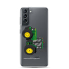 The Tractor Mugs Store Samsung Galaxy S21 John Deere 7810 | Clear Case for Samsung® Quality Farmers Merch