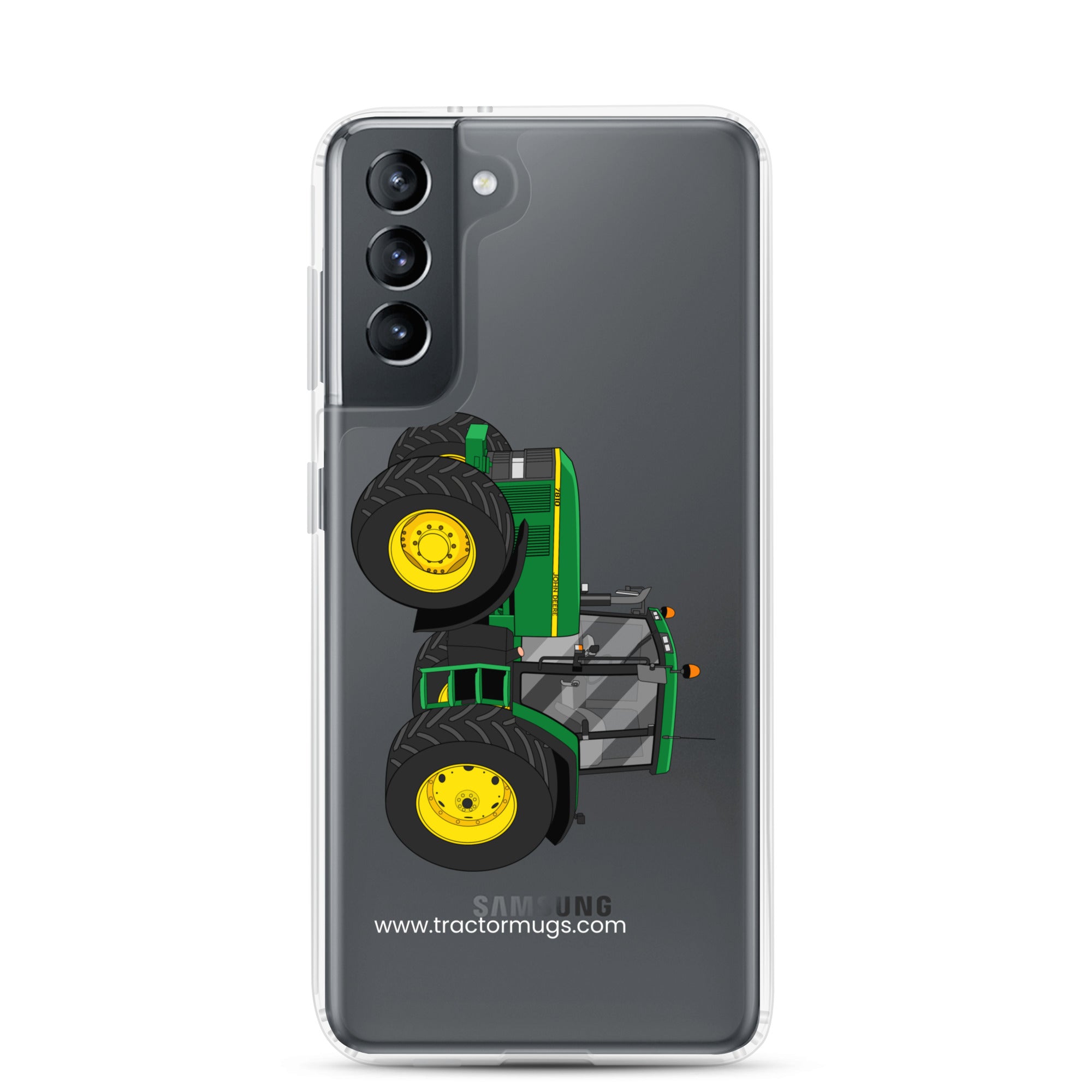 The Tractor Mugs Store Samsung Galaxy S21 John Deere 7810 | Clear Case for Samsung® Quality Farmers Merch