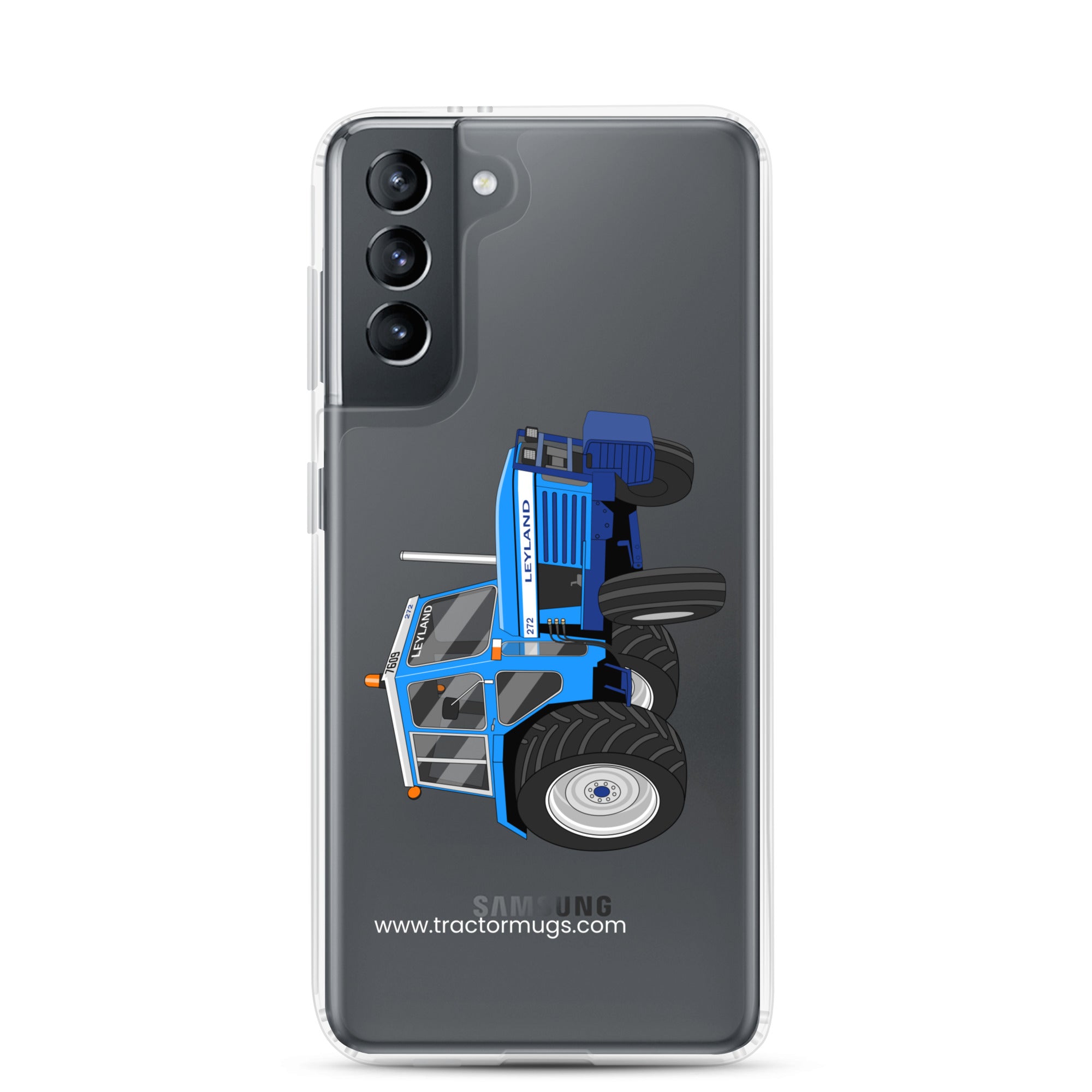 The Tractor Mugs Store Samsung Galaxy S21 Leyland 272 | Clear Case for Samsung® Quality Farmers Merch