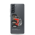 The Tractor Mugs Store Samsung Galaxy S21 Massey 595 | Clear Case for Samsung® Quality Farmers Merch