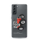 The Tractor Mugs Store Samsung Galaxy S21 Massey Ferguson 3075  |  Clear Case for Samsung® Quality Farmers Merch