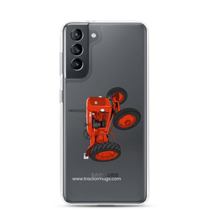 The Tractor Mugs Store Samsung Galaxy S21 Nuffield 4_60 | Clear Case for Samsung® Quality Farmers Merch