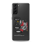 The Tractor Mugs Store Samsung Galaxy S21 Plus Case IH Maxxum 145 | Clear Case for Samsung® Quality Farmers Merch