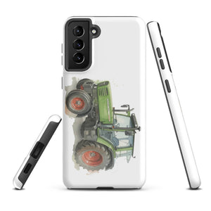 The Tractor Mugs Store Samsung Galaxy S21 Plus Fendt Farmer 308 C Watercolor | Tough case for Samsung® Quality Farmers Merch