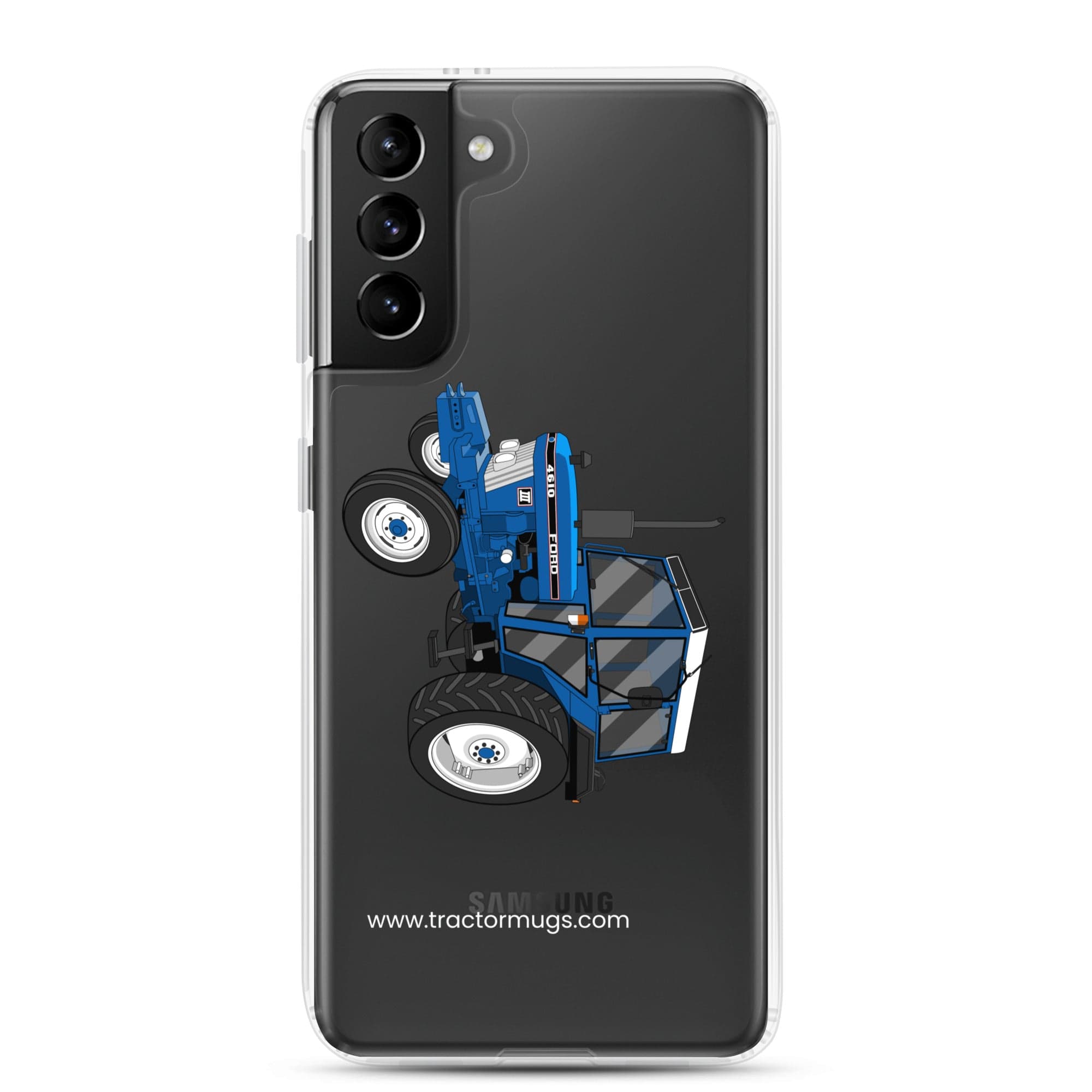 The Tractor Mugs Store Samsung Galaxy S21 Plus Ford 4610 2WD | Clear Case for Samsung® Quality Farmers Merch