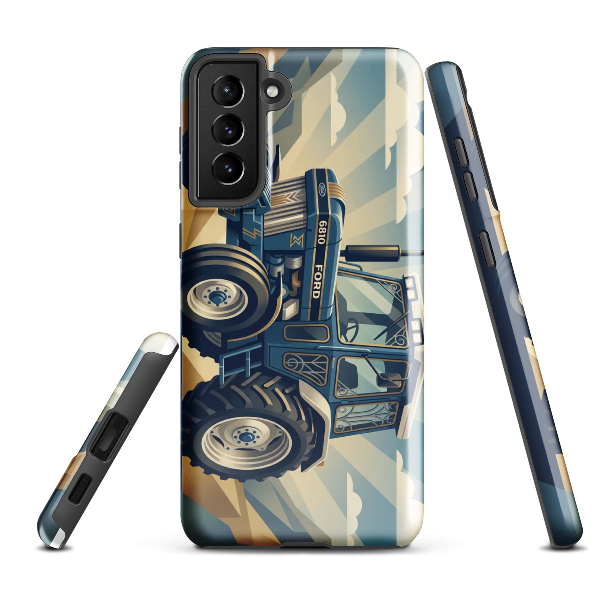 The Tractor Mugs Store Samsung Galaxy S21 Plus Ford 6810 2WD | Art Deco Tough case for Samsung® Quality Farmers Merch