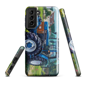The Tractor Mugs Store Samsung Galaxy S21 Plus Ford 7840 Splash Art | Tough case for Samsung® Quality Farmers Merch