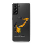 The Tractor Mugs Store Samsung Galaxy S21 Plus JCB 370 LC | Clear Case for Samsung® Quality Farmers Merch