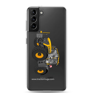 The Tractor Mugs Store Samsung Galaxy S21 Plus JCB Fastrac 4220 Icon | Clear Case for Samsung® Quality Farmers Merch