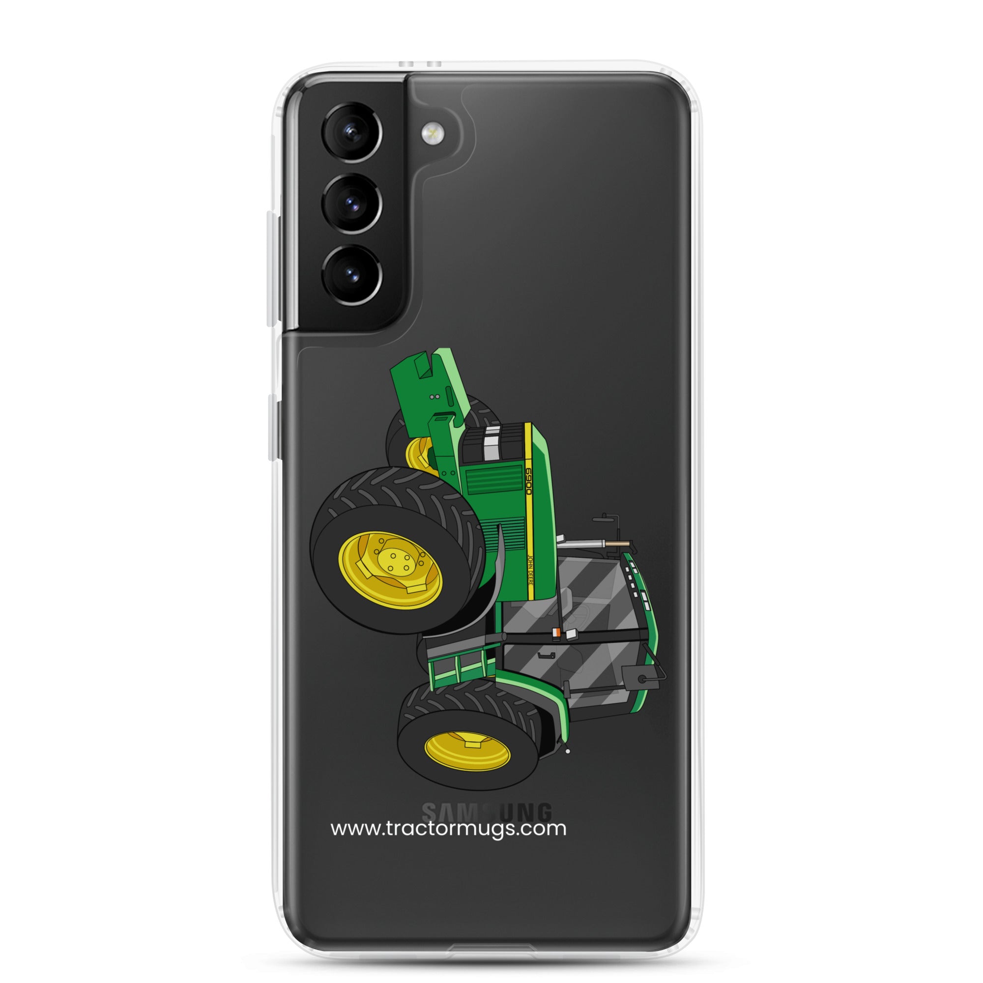 The Tractor Mugs Store Samsung Galaxy S21 Plus John Deere 6900  | Clear Case for Samsung® Quality Farmers Merch