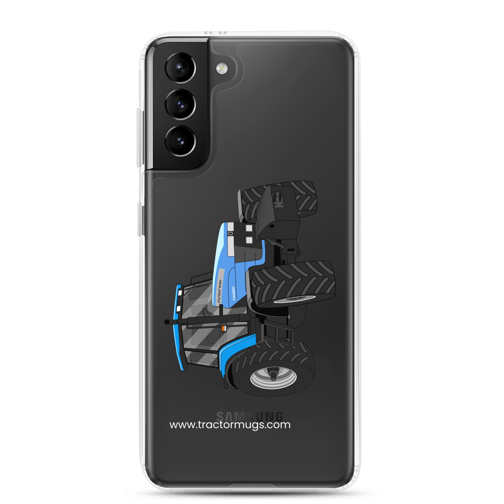 The Tractor Mugs Store Samsung Galaxy S21 Plus Landini Starland 240 | Clear Case for Samsung® Quality Farmers Merch