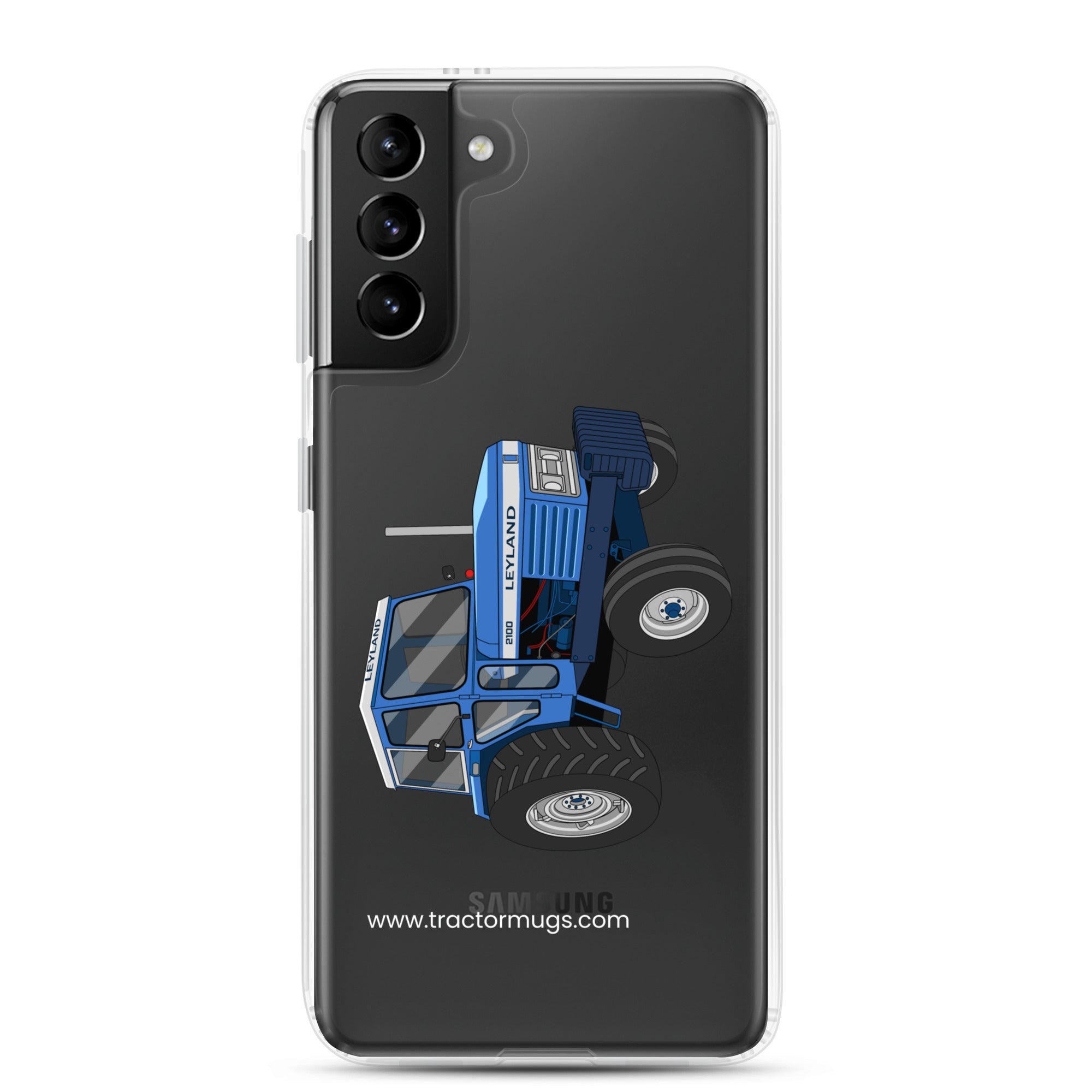 The Tractor Mugs Store Samsung Galaxy S21 Plus Leyland 2100 | Clear Case for Samsung® Quality Farmers Merch
