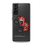 The Tractor Mugs Store Samsung Galaxy S21 Plus Massey Ferguson 168   |  Clear Case for Samsung® Quality Farmers Merch