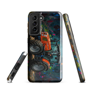 The Tractor Mugs Store Samsung Galaxy S21 SAME Explorer 105 (Stage V) Splash Art | Tough case for Samsung® Quality Farmers Merch