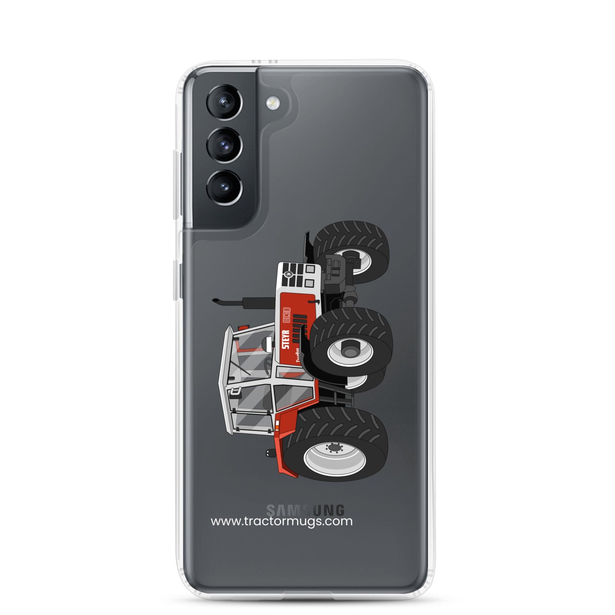 The Tractor Mugs Store Samsung Galaxy S21 Steyr 8130 | Clear Case for Samsung® Quality Farmers Merch