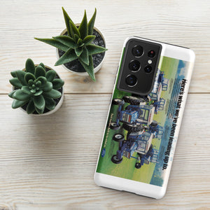 The Tractor Mugs Store Samsung Galaxy S21 Ultra Ford '000 Series Advert | Tough case for Samsung® Quality Farmers Merch