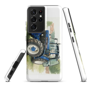 The Tractor Mugs Store Samsung Galaxy S21 Ultra Ford 7840 Watercolor | Tough case for Samsung® Quality Farmers Merch