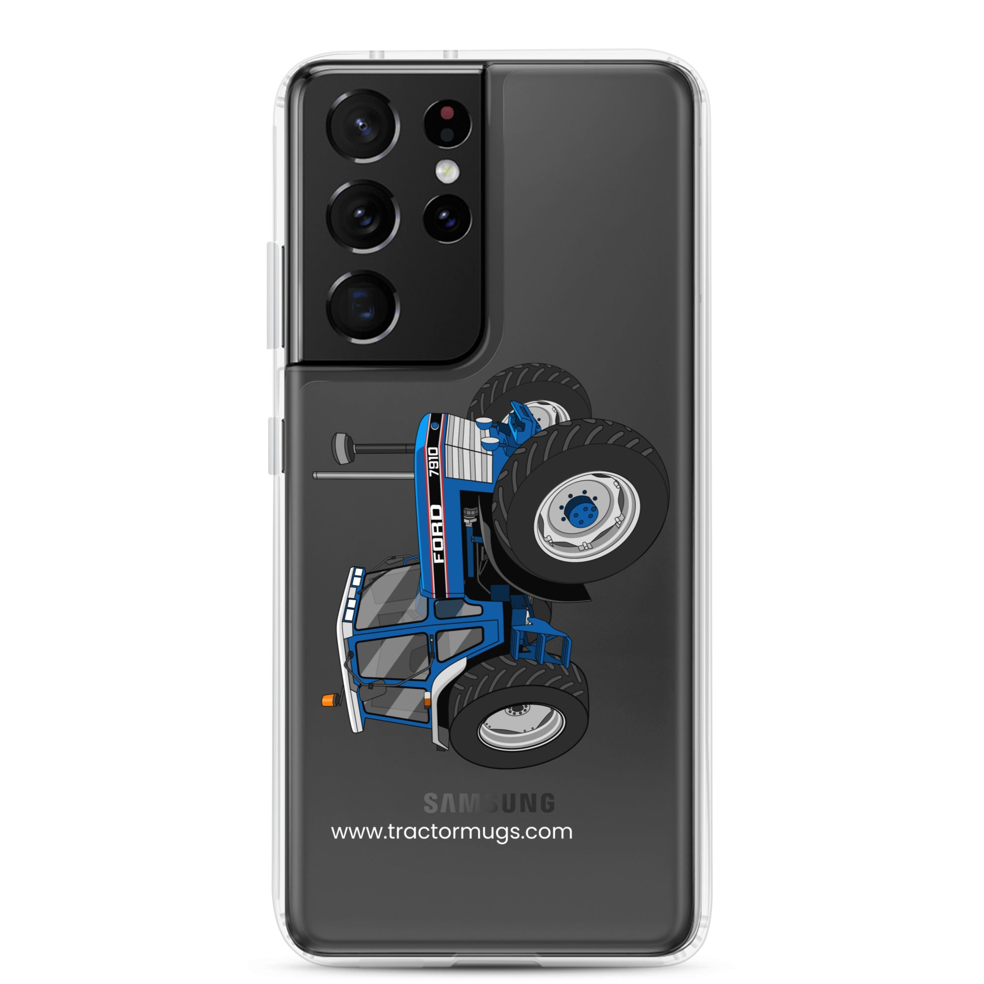 The Tractor Mugs Store Samsung Galaxy S21 Ultra Ford 7910 | Clear Case for Samsung® Quality Farmers Merch