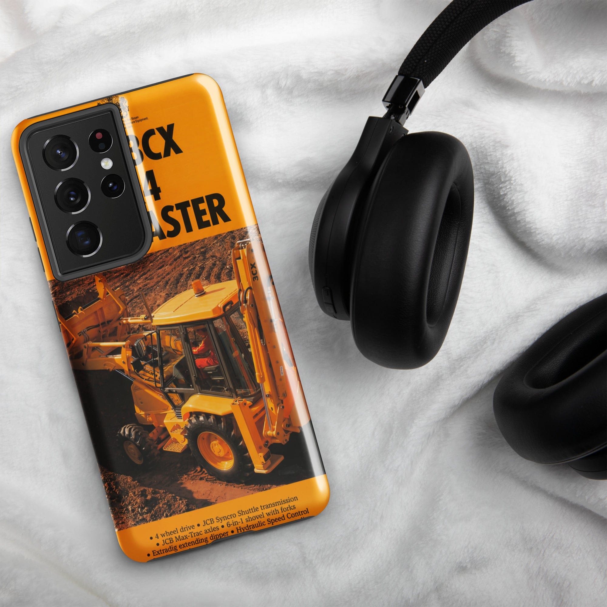 The Tractor Mugs Store Samsung Galaxy S21 Ultra JCB 3CX Sitemaster Brochure | Tough case for Samsung® Quality Farmers Merch
