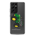 The Tractor Mugs Store Samsung Galaxy S21 Ultra John Deere 4240  |  Clear Case for Samsung® Quality Farmers Merch