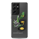 The Tractor Mugs Store Samsung Galaxy S21 Ultra John Deere 6125 R | Clear Case for Samsung® Quality Farmers Merch