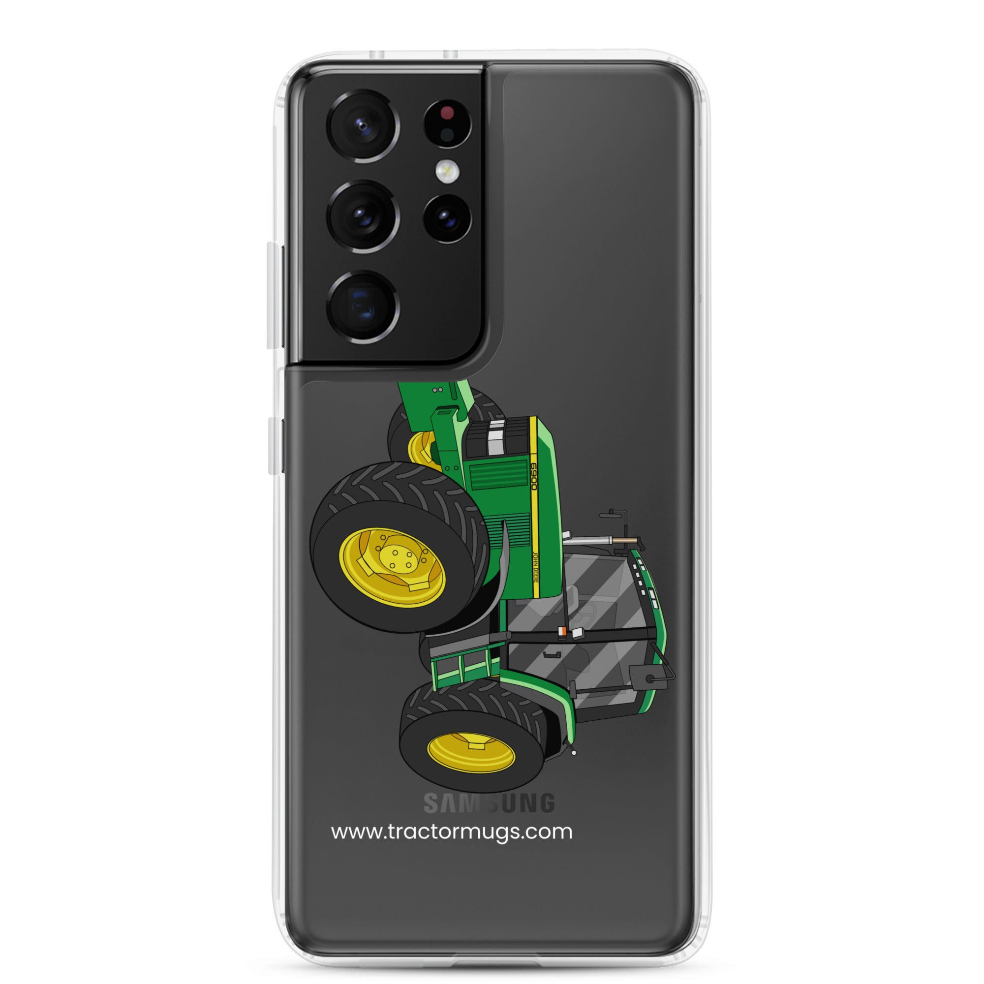 The Tractor Mugs Store Samsung Galaxy S21 Ultra John Deere 6900  | Clear Case for Samsung® Quality Farmers Merch