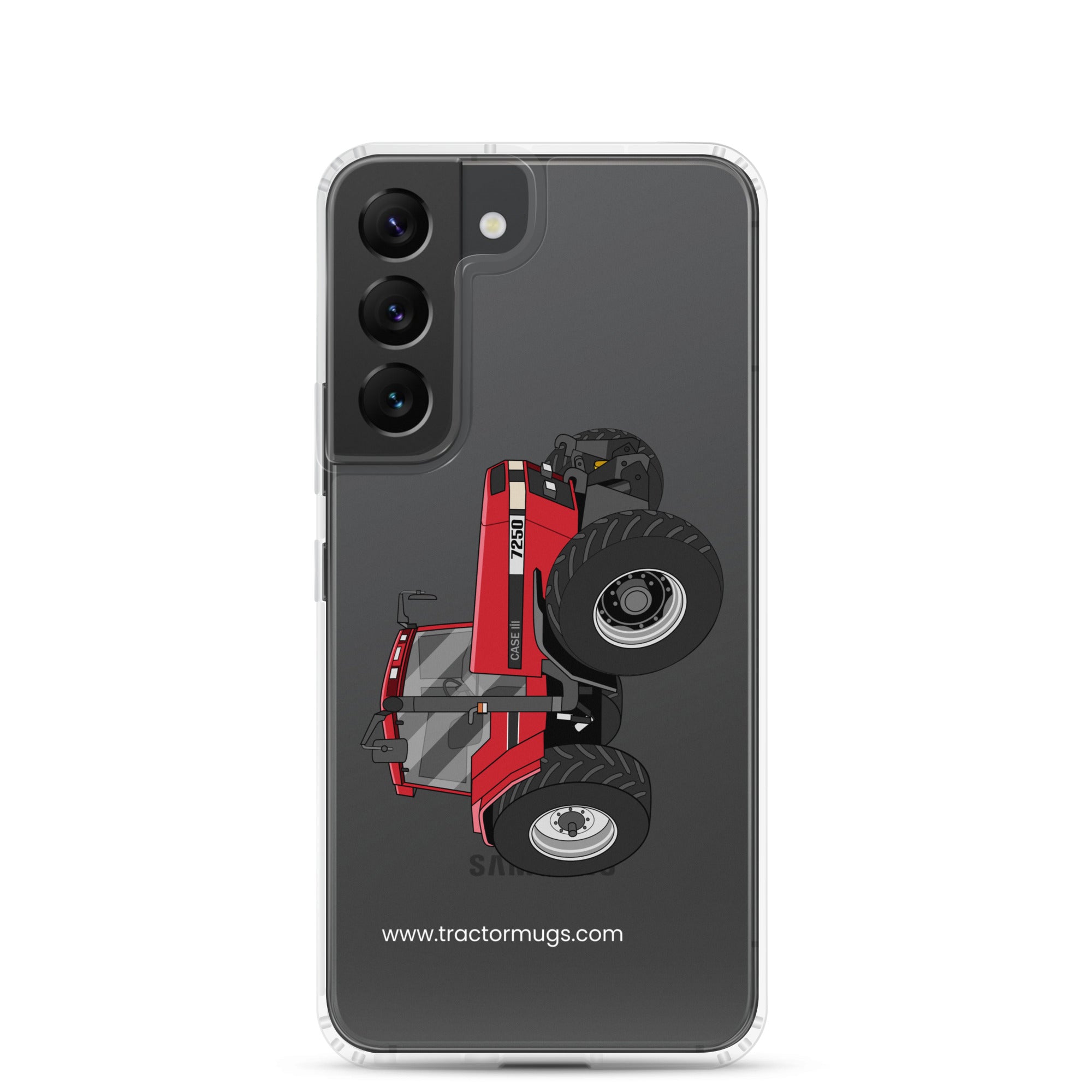 The Tractor Mugs Store Samsung Galaxy S22 Case IH 7250 | Clear Case for Samsung® Quality Farmers Merch