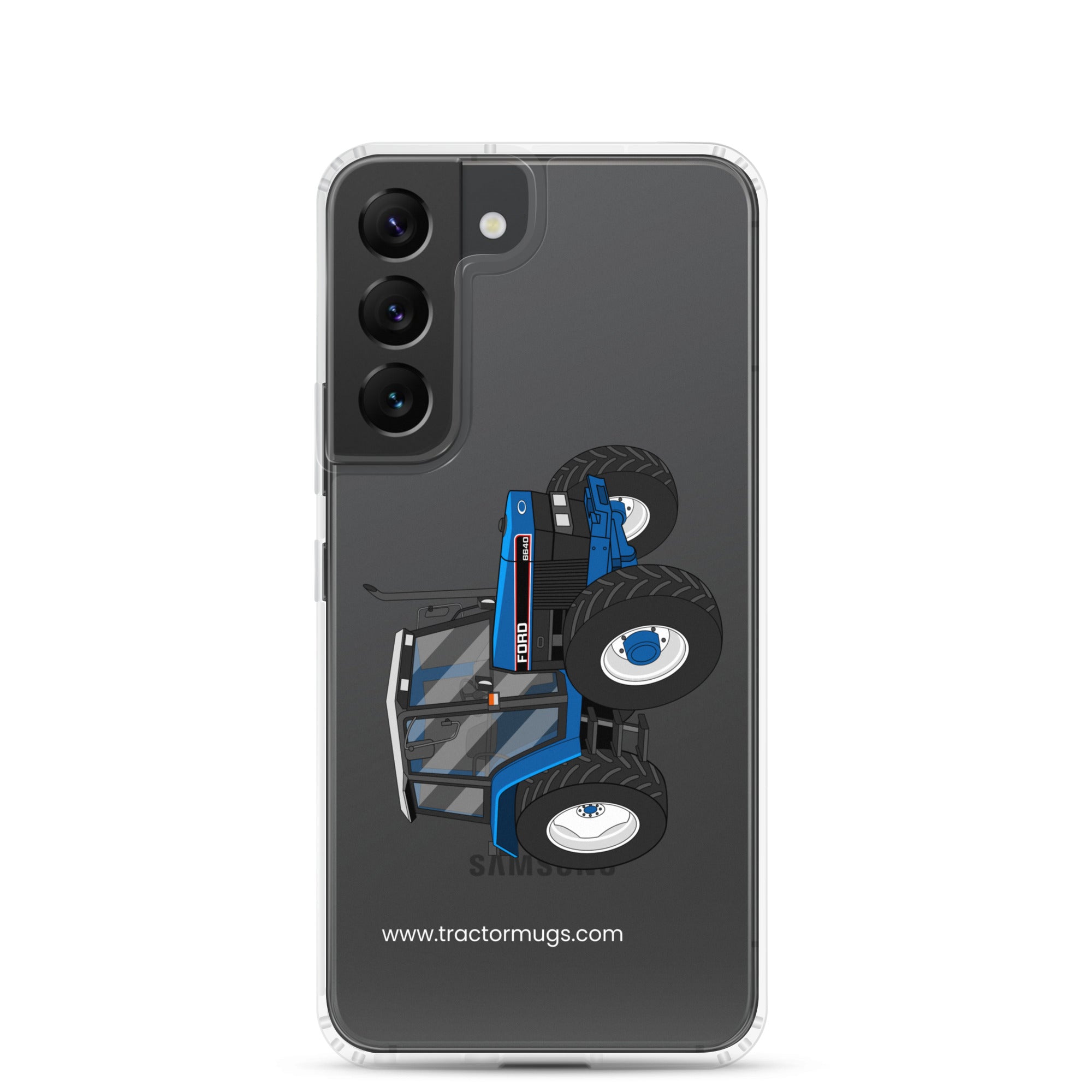 The Tractor Mugs Store Samsung Galaxy S22 Ford 6640 SE 4WD | Clear Case for Samsung® Quality Farmers Merch