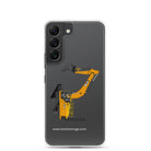 The Tractor Mugs Store Samsung Galaxy S22 JCB 370 LC | Clear Case for Samsung® Quality Farmers Merch