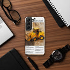 The Tractor Mugs Store Samsung Galaxy S22 JCB 415 Loader Advert | Tough case for Samsung® Quality Farmers Merch