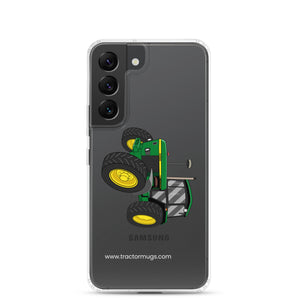 The Tractor Mugs Store Samsung Galaxy S22 John Deere 3350 4WD | Clear Case for Samsung® Quality Farmers Merch