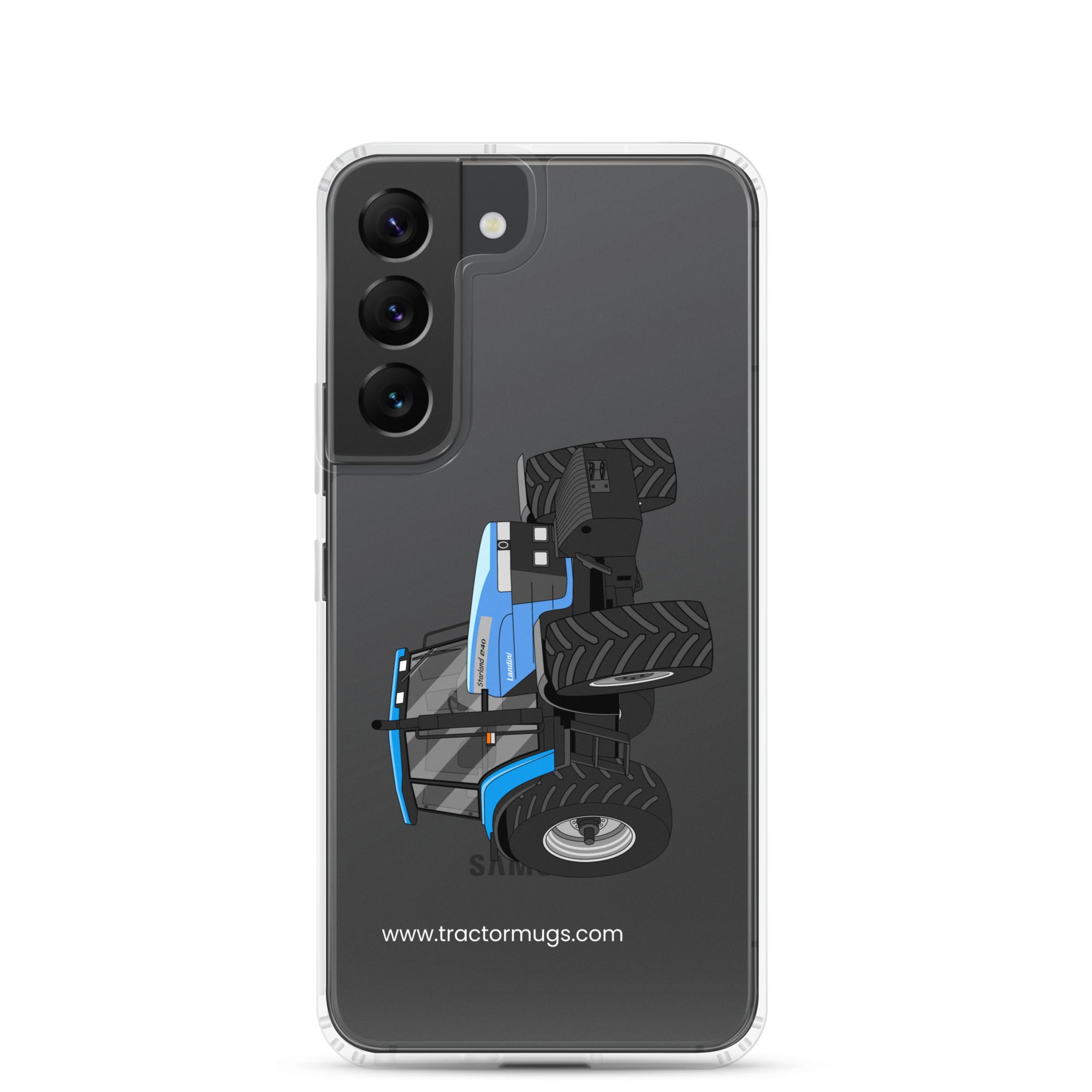 The Tractor Mugs Store Samsung Galaxy S22 Landini Starland 240 | Clear Case for Samsung® Quality Farmers Merch