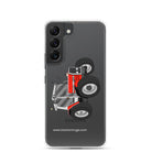 The Tractor Mugs Store Samsung Galaxy S22 Massey Ferguson 3075  |  Clear Case for Samsung® Quality Farmers Merch