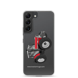 The Tractor Mugs Store Samsung Galaxy S22 Massey Ferguson 6180 | Clear Case for Samsung® Quality Farmers Merch