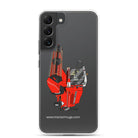 The Tractor Mugs Store Samsung Galaxy S22 Plus 1994 Massey Ferguson 32 Combine Harvester | Clear Case for Samsung® Quality Farmers Merch