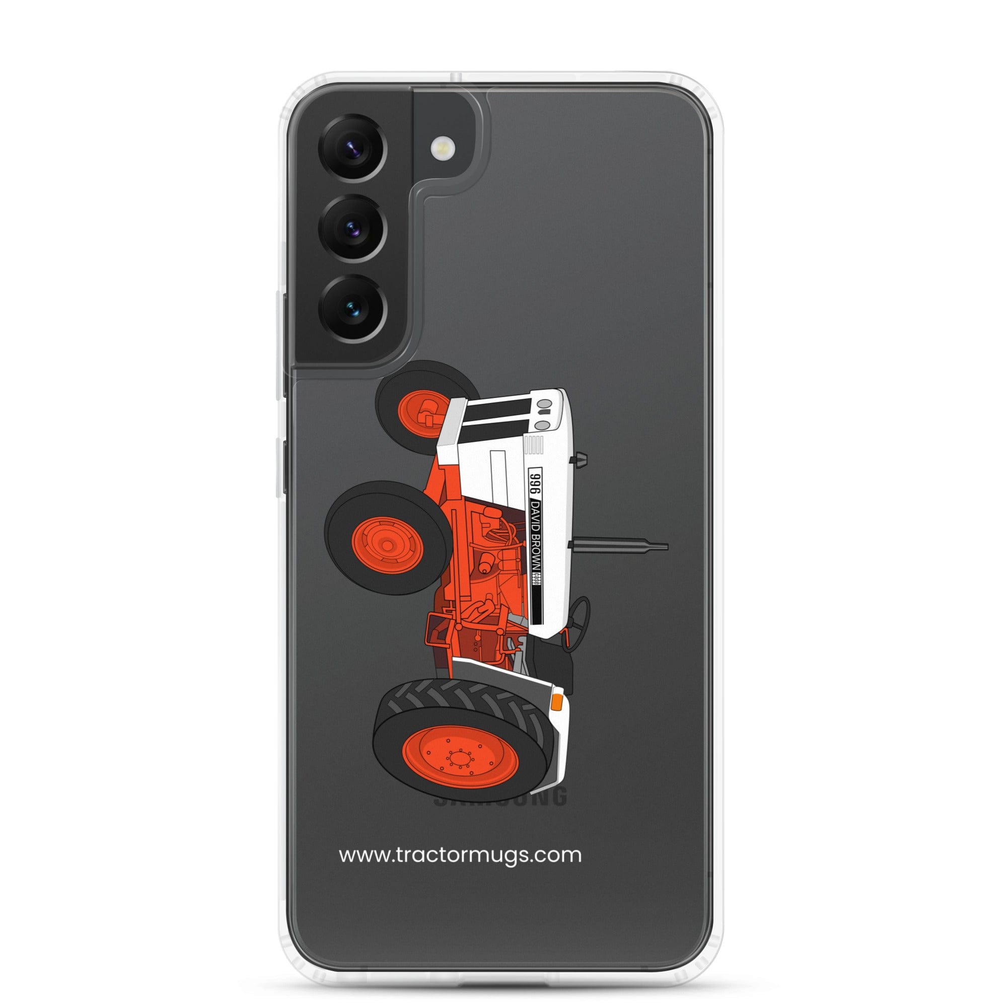 The Tractor Mugs Store Samsung Galaxy S22 Plus Case David Brown 996 (1974) | Clear Case for Samsung® Quality Farmers Merch
