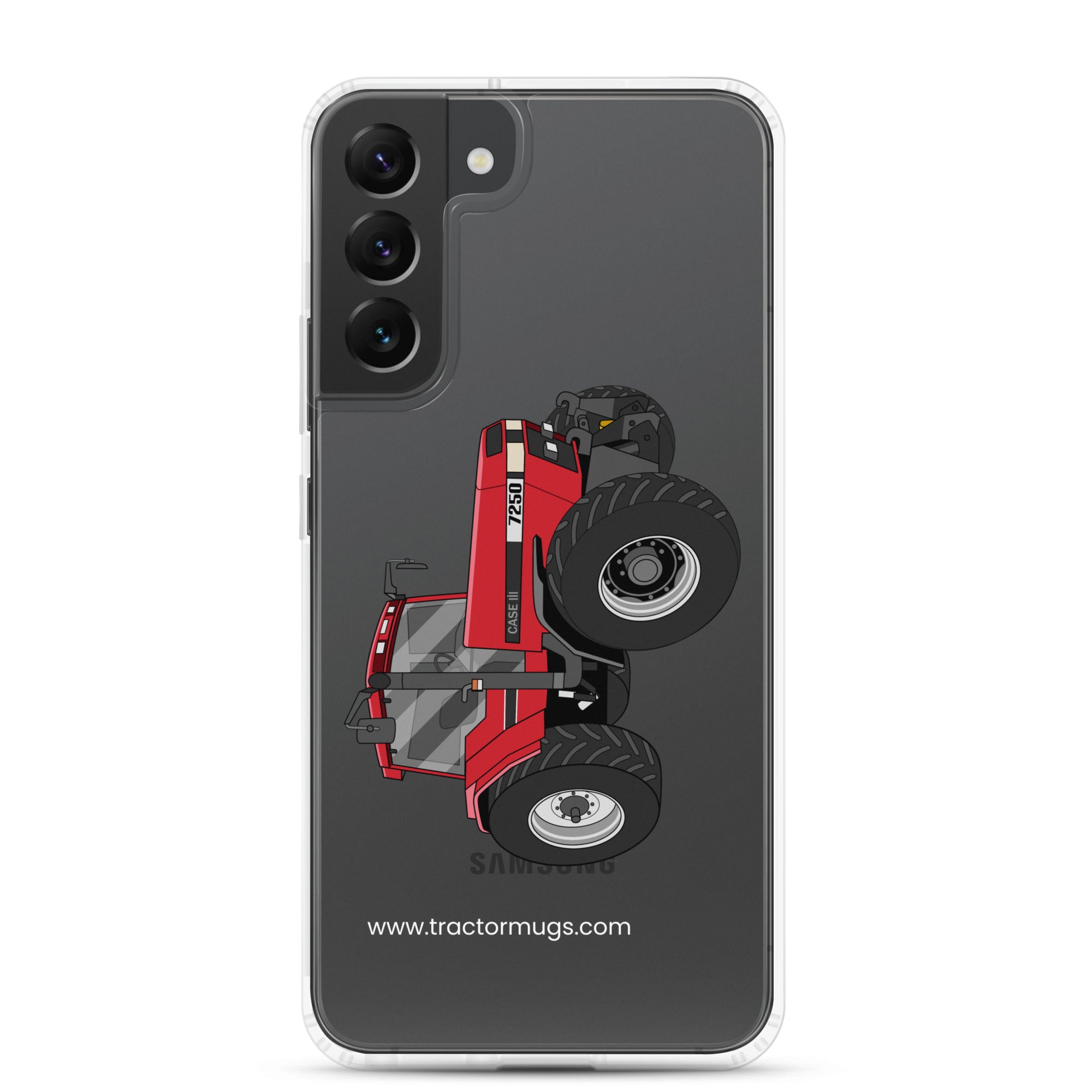 The Tractor Mugs Store Samsung Galaxy S22 Plus Case IH 7250 | Clear Case for Samsung® Quality Farmers Merch