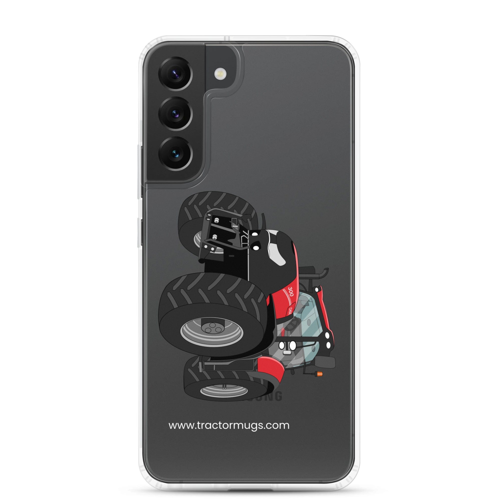 The Tractor Mugs Store Samsung Galaxy S22 Plus Case IH Optum 300 CVX | Clear Case for Samsung® Quality Farmers Merch