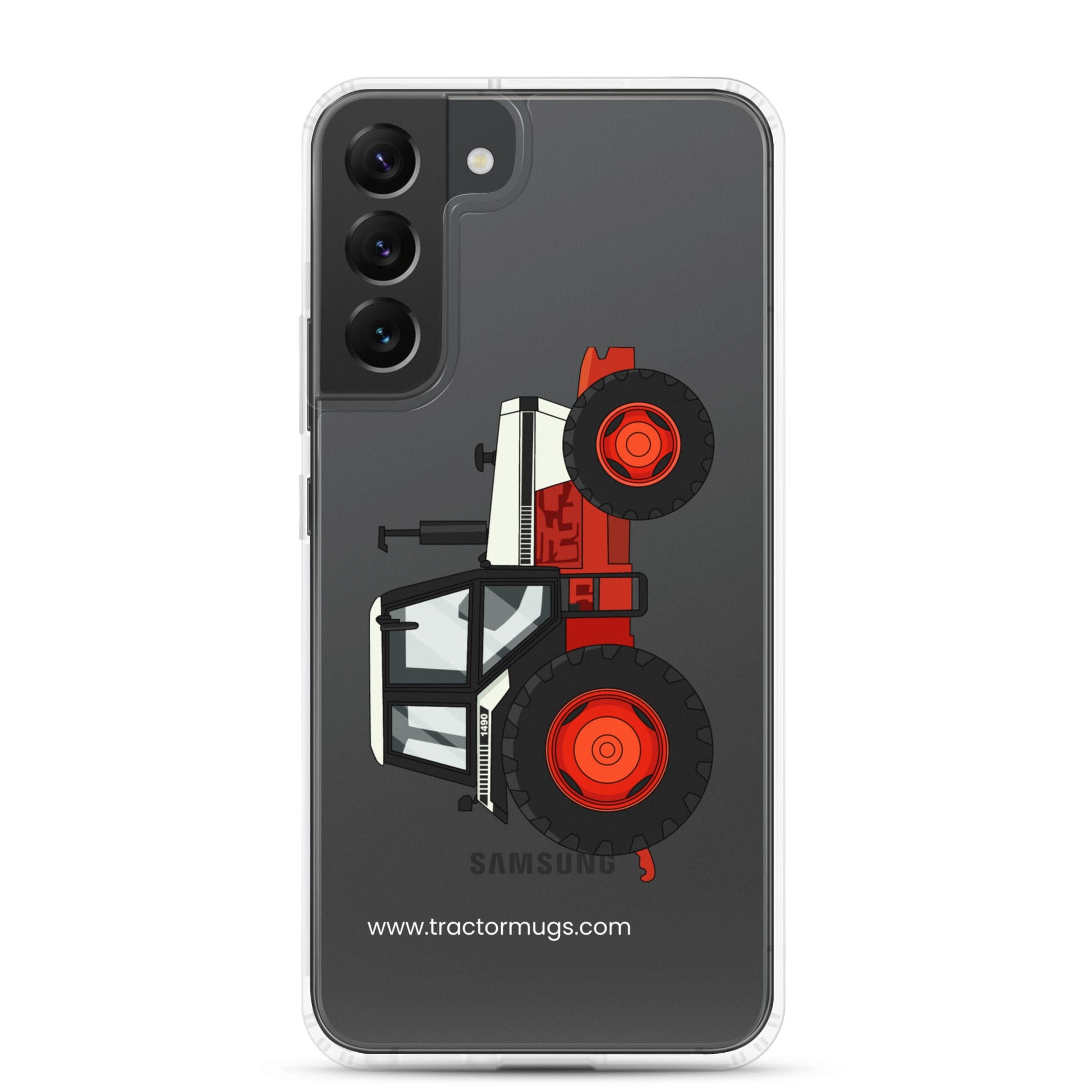 The Tractor Mugs Store Samsung Galaxy S22 Plus David Brown 1490 4WD | Clear Case for Samsung® Quality Farmers Merch