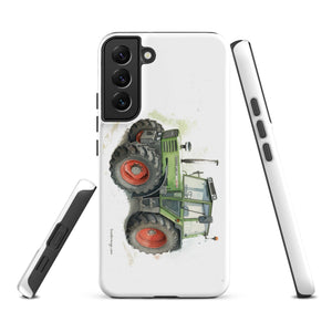 The Tractor Mugs Store Samsung Galaxy S22 Plus Fendt 308 LSA 4WD Watercolor | Tough case for Samsung® Quality Farmers Merch