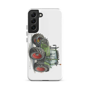 The Tractor Mugs Store Samsung Galaxy S22 Plus Fendt Favorit 818 Watercolor | Tough case for Samsung® Quality Farmers Merch