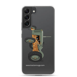 The Tractor Mugs Store Samsung Galaxy S22 Plus Ferguson FE 35 | Clear Case for Samsung® Quality Farmers Merch