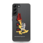 The Tractor Mugs Store Samsung Galaxy S22 Plus JCB 3D (1975) | Clear Case for Samsung® Quality Farmers Merch